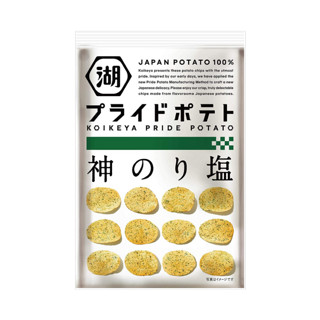 KOIKEYA 湖池屋 pride potato 全新技术三种海苔薯片 海苔盐味 58g/袋