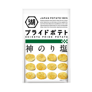 KOIKEYA 湖池屋 pride potato 全新技术三种海苔薯片 海苔盐味 58g/袋