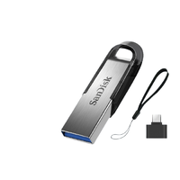 SanDisk 闪迪 闪迪至尊高速 CZ73酷铄 USB 3.0 U盘 黑色 64GB USB+挂绳+Type-C转接头