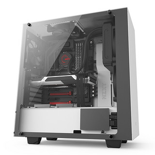 NZXT S340 Elite ATX机箱 半侧透 白色