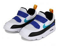 耐克Nike新品童鞋男女儿童小童休闲运动鞋（21-27码） 23.5 白黑