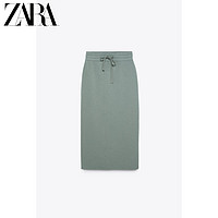 ZARA [折扣季] 女装 绒布半身裙