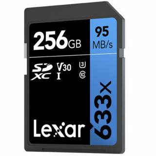Lexar 雷克沙 633X SD存储卡 256GB（UHS-I、V30、U3）