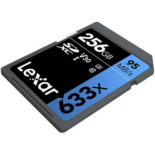 Lexar 雷克沙 633X SD存储卡 256GB（UHS-I、V30、U3）