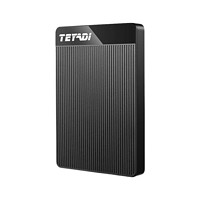 TEYADI 特雅迪 T006 2.5英寸Micro-B便携移动机械硬盘 250GB USB3.0 魅力黑