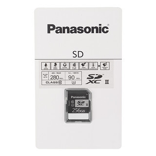 Panasonic 松下 PR-SDXE系列 RP-SDXE25ZXO SD存储卡 256GB（UHS-II、U3、A1）