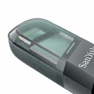  闪迪 Sandisk  欣享豆蔻系列 iXPand USB3.1 U盘 黑色 128GB Lightning/USB-A