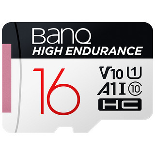 BanQ HIGH ENDURANCE V30 Micro-SD存储卡 16GB（UHS-I、V10、U1、A1）