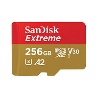 SanDisk 闪迪 SDSQXA1 Micro-SD存储卡 256GB（UHS-I、V30、U3、A2）+读卡器