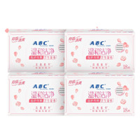 ABC 温和洁净私护专用卫生湿巾 18片*4