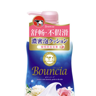 COW STYLE 牛乳石硷 Bouncia系列 美肤沐浴乳 淡雅玫瑰花香 500ml