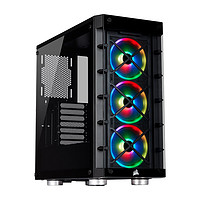 USCORSAIR 美商海盗船 iCUE 465X RGB ATX机箱 全侧透 黑色