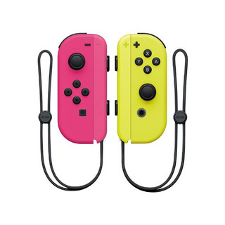 Nintendo 任天堂 Joy-Con 特别版 游戏手柄 电光粉&电光黄 +超级马力欧派对 游戏兑换卡