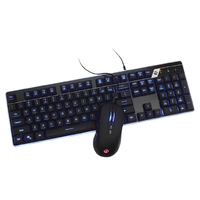 宁美 GK21 有线键鼠套装 黑色