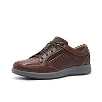 Clarks 其乐 Un Trail Form 男士低帮休闲皮鞋 261464877 红褐色 39.5