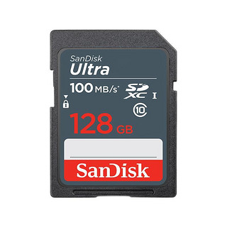 SanDisk 闪迪 至尊高速系列 SDSDUNB SD存储卡 128GB（UHS-I）+川宇3.0读卡器