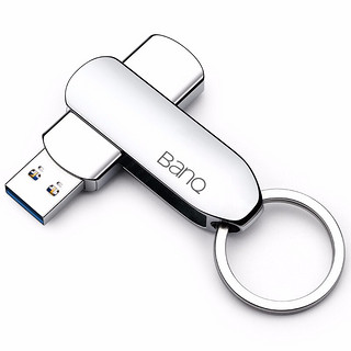 BanQ F30 USB 3.0 U盘 银色 128GB USB-A