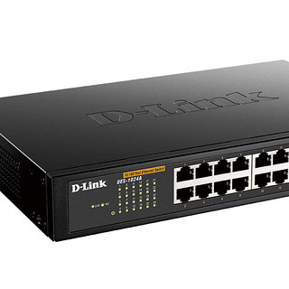 D-Link 友讯 DES-1024A 24口百兆交换机