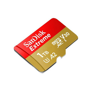 SanDisk 闪迪 至尊极速系列 SDSQXA1-1T00-ZN6MA Micro-SD存储卡 1TB（V30、U3、A2）