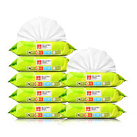 gb 好孩子 嬰兒衛生濕巾 橄欖滋養濕巾80片*8包 新生兒濕紙巾
