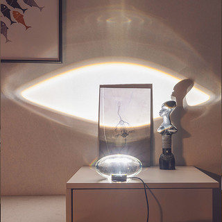 良时吉光水晶台灯简约现代意大利投影灯创意设计师天使之眼氛围灯