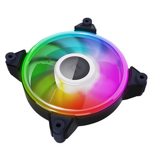 Thermaltake 曜越 飓风 12 RGB 120mm 机箱散热风扇 单个装