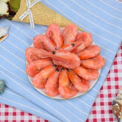 seamix禧美海产加拿大熟冻北极甜虾500g袋6585只msc认证即食生鲜海鲜