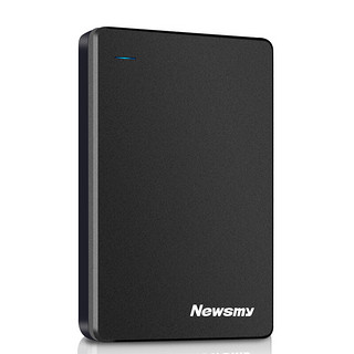 Newsmy 纽曼 500GB 移动硬盘 清风金属系列 USB3.0 2.5英寸 黎明黑 112M/S 低功耗高速度