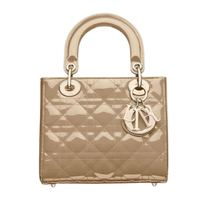 Dior 迪奥 Lady Dior系列 女士手袋 M0531OWCB_M39U 米色 小号
