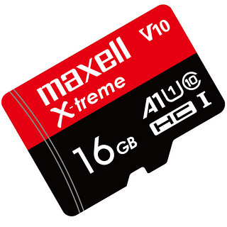 maxell 麦克赛尔 MXMSDE-16G Micro-SD存储卡 16GB（UHS-I、C10、U1、A1）