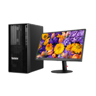 Lenovo 联想 ThinkStation K 23.8英寸 商用台式机 黑色（酷睿i9-10900、集成显卡、8GB、512GB SSD、风冷）