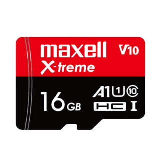 maxell 麦克赛尔 MXMSDE-16G Micro-SD存储卡 16GB（UHS-I、C10、U1、A1）