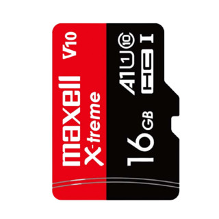 maxell 麦克赛尔 MXMSDE-16G Micro-SD存储卡 16GB（UHS-I、C10、U1、A1）