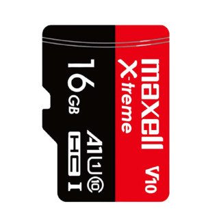 maxell 麦克赛尔 MXMSDE-16G Micro-SD存储卡 16GB（UHS-I、C10、U1、A1）