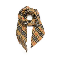 BURBERRY 博柏利 男女款羊绒围巾 4068871 卡其色 164*82cm