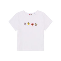 Levi's 李维斯 X Pokémon 女士圆领短袖T恤 59187-0003 白色 XS