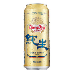 重庆啤酒纯生500ml12罐