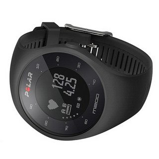 POLAR 博能 M200 GPS 智能手表 黑色 硅胶表带 黑色( GPS、智能心率、睡眠监测）