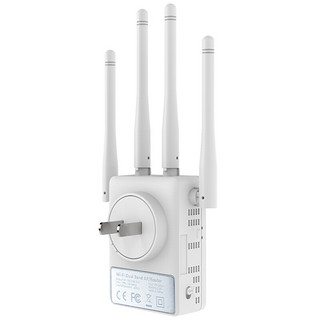 wavlink 睿因 WL-WN575A3 双频1200M 无线信号放大器 Wi-Fi 5 白色