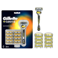 Gillette 吉列 锋隐5致护手动剃须刀 1防滑刀架+9刀头