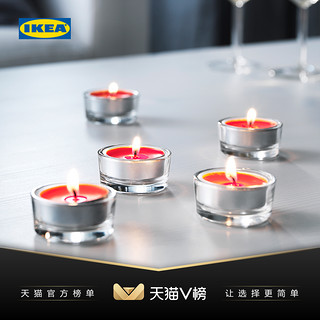 Ikea宜家sinnlig西恩利香味小圆蜡烛红色花园浆果香薰小蜡烛 报价价格评测怎么样 什么值得买