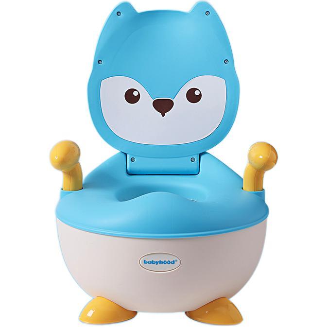babyhood 世纪宝贝 bh-113c 婴儿小狐狸坐便器 湖蓝色