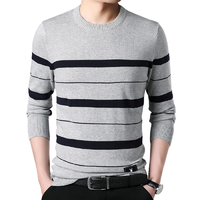 PLAYBOY 花花公子 男士圆领毛衣 HH-HLS91606 灰色 XXXL