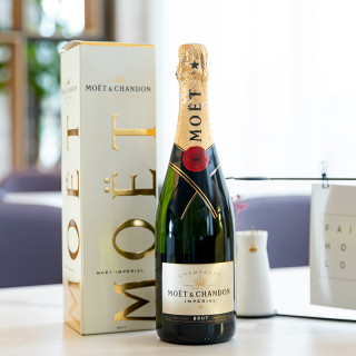 moet chandon 酩悦香槟 酩悦 香槟起泡葡萄酒礼盒装原瓶进口750ml单支