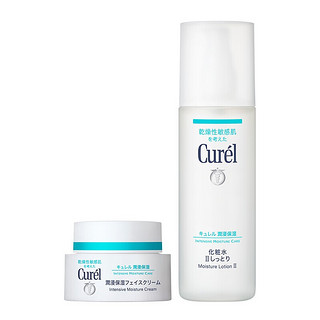 Curél 珂润 润浸保湿护肤套装 (化妆水II保湿型150ml+滋养乳霜40g)