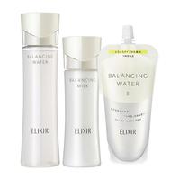 ELIXIR 怡丽丝尔 凝光漾采护肤套装 (平衡水滋润型168ml+平衡水滋润型补充装150ml+平衡乳滋润型130ml)