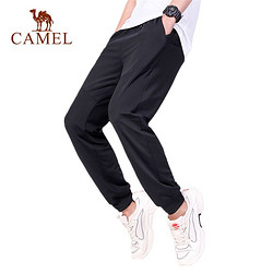 CAMEL 骆驼 户外休闲裤运动裤男士应季长裤子瑜伽健身宽松针织卫裤