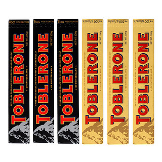 TOBLERONE 瑞士三角 巧克力礼盒 2口味 600g（牛奶+黑巧克力）