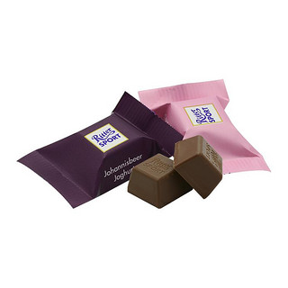 Ritter SPORT 瑞特斯波德 夹心牛奶巧克力 3口味 176g（酸奶夹心+草莓酸乳夹心+黑加仑夹心）