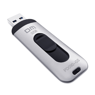 DM 大迈 玲珑高速系列 PD090 USB 3.0 固态U盘 银色 32GB USB